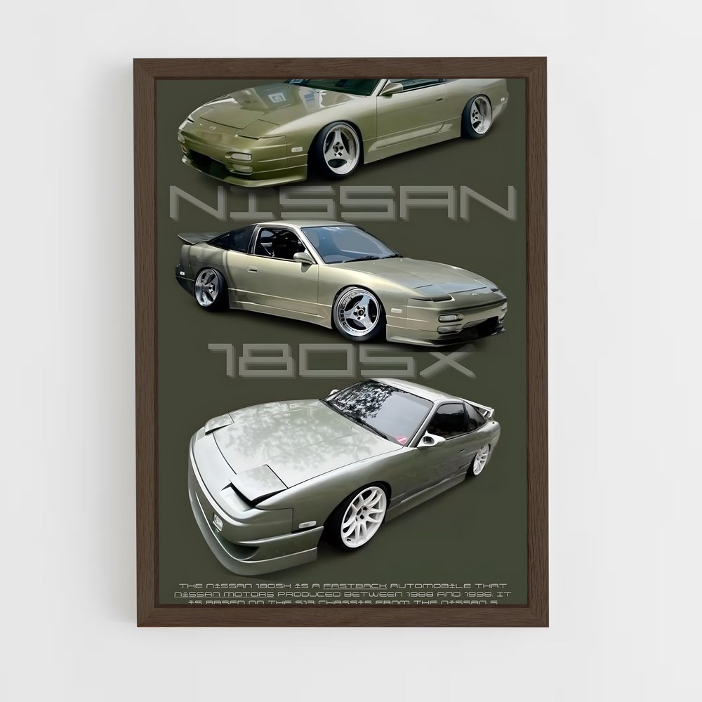 ap-180sx-3 cadre Bois foncé