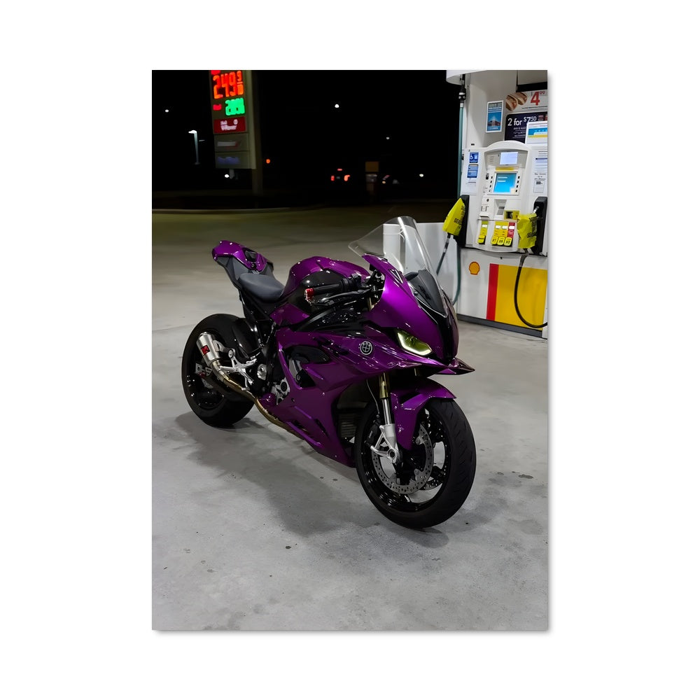 Poster Route 66 Violette