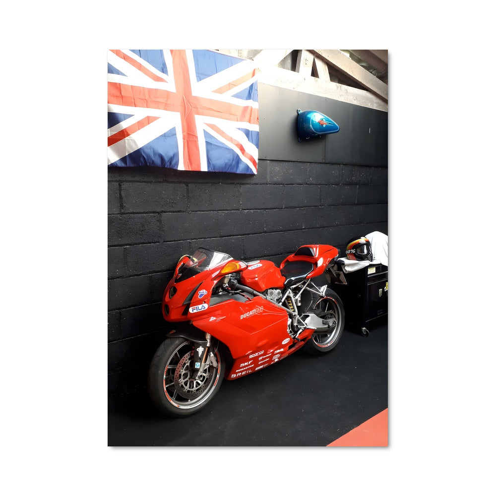 Poster Rouge Mécanique