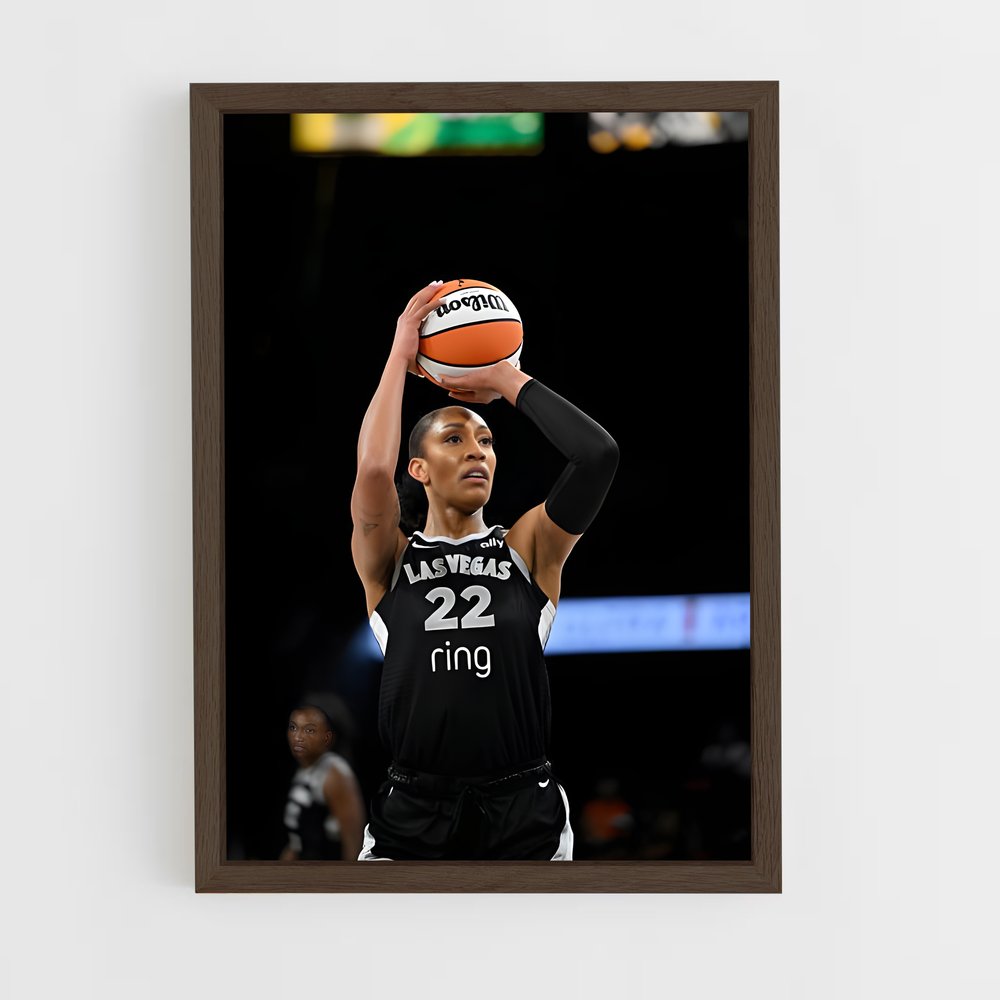 ap-a'ja wilson-7 cadre Bois foncé