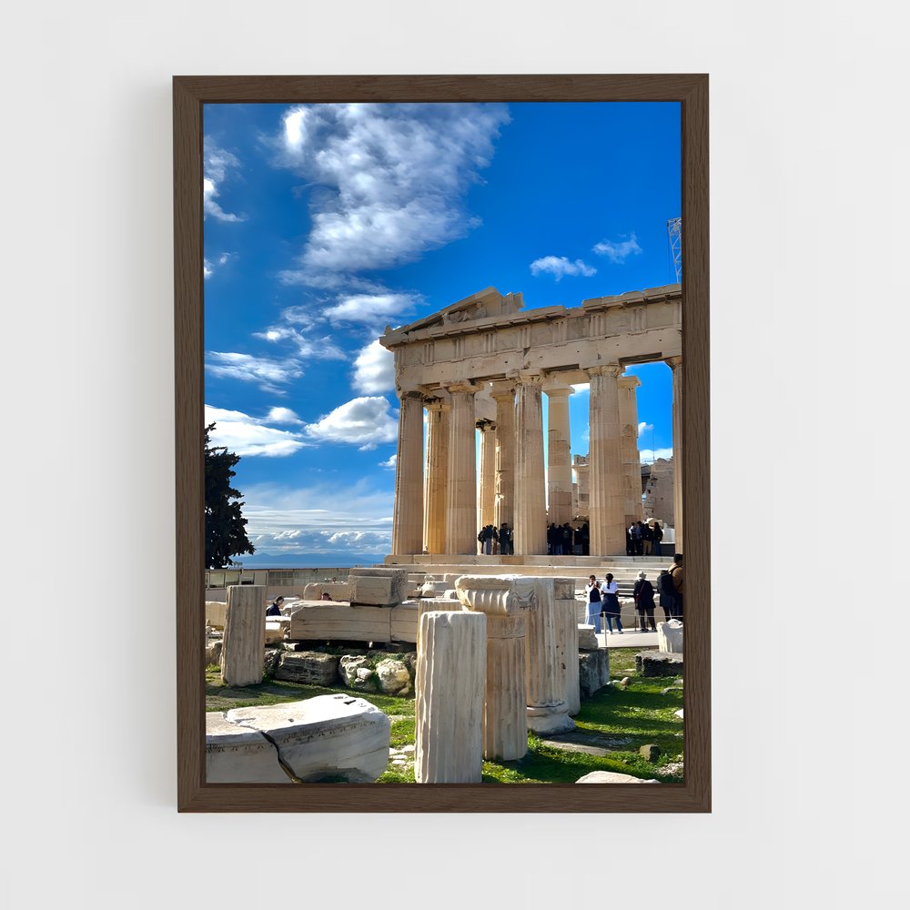 ap-acropolis athens-4 cadre Bois foncé
