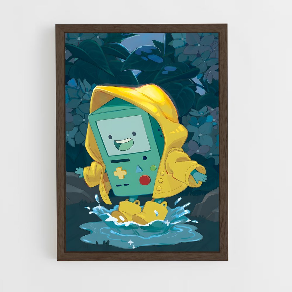 ap-adventure time-11 cadre Bois foncé
