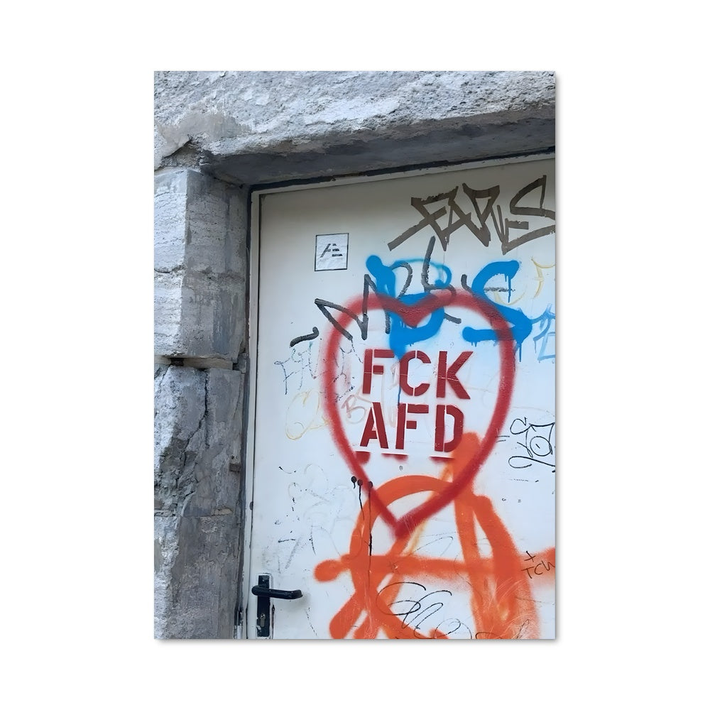 Poster Graffiti Heart