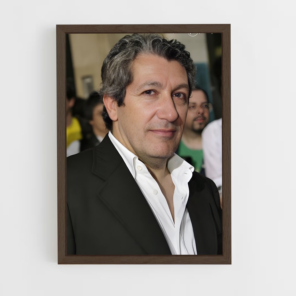 ap-alain chabat-3 cadre Bois foncé