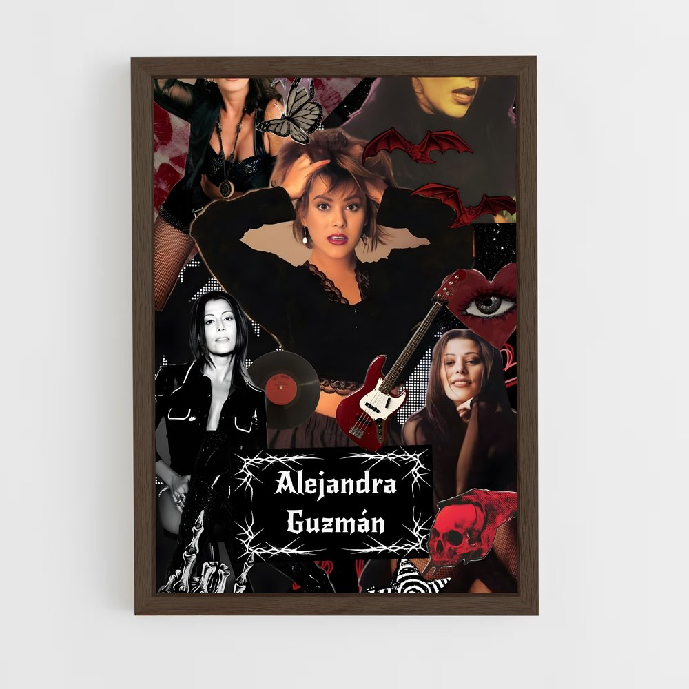 ap-alejandra guzman-3 cadre Bois foncé