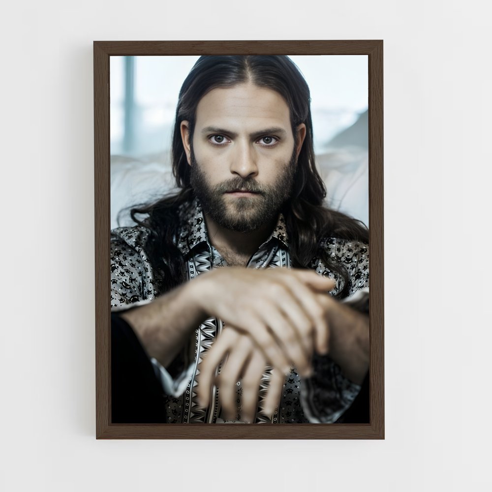 ap-alessandro borghi-7 cadre Bois foncé