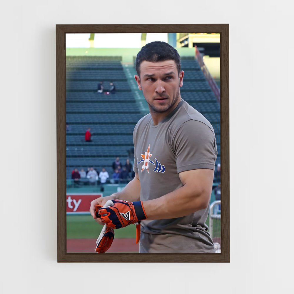 ap-alex bregman-3 cadre Bois foncé