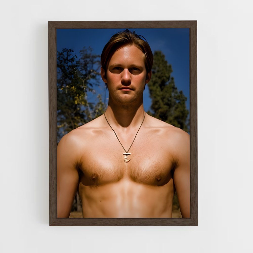 ap-alexander skarsgård-2 cadre Bois foncé