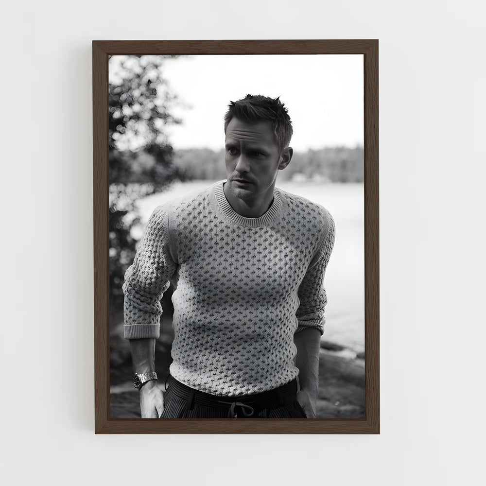 ap-alexander skarsgård-6 cadre Bois foncé