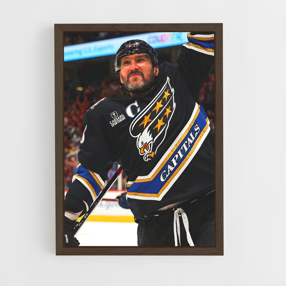 ap-alexander ovechkin-1 cadre Bois foncé