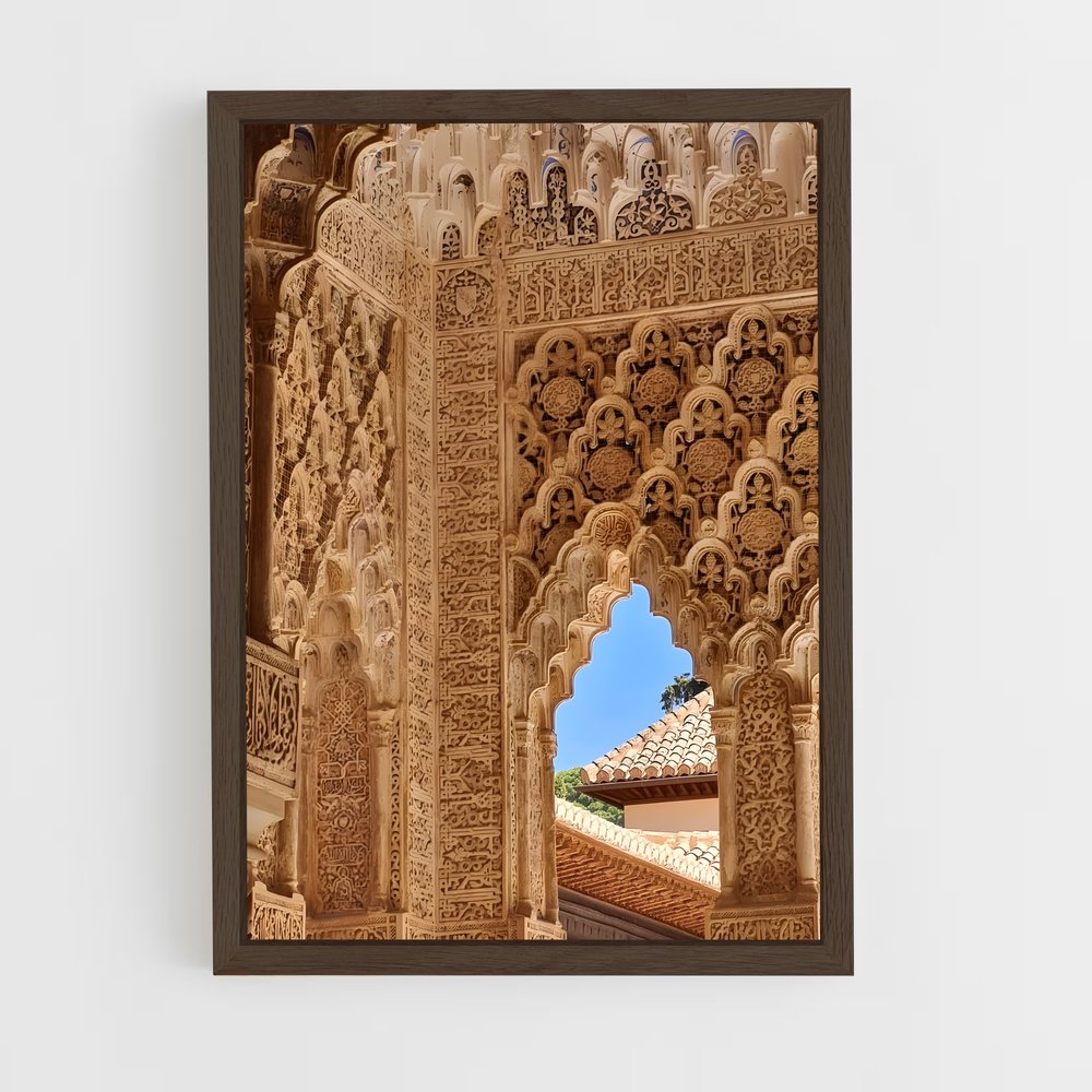 ap-alhambra-4 cadre Bois foncé