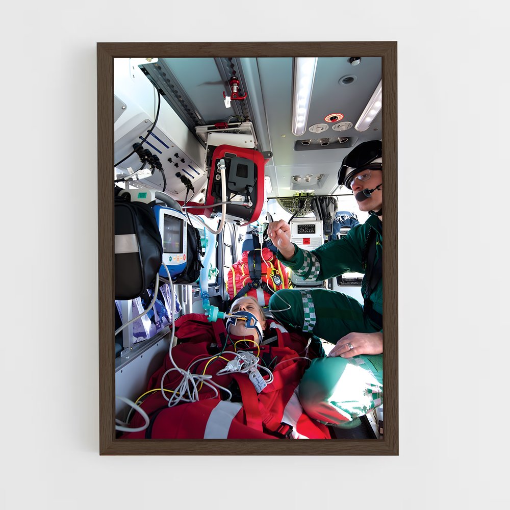 ap-ambulance-3 cadre Bois foncé