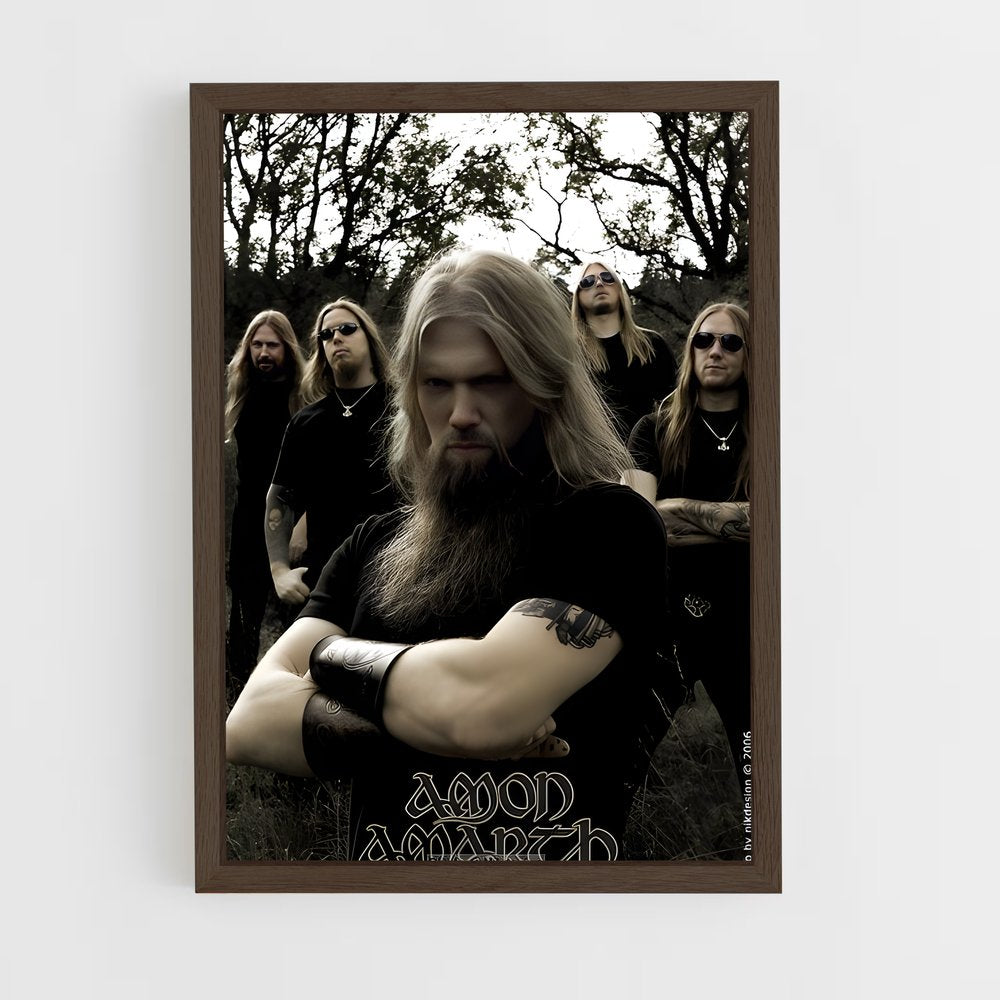 ap-amon amarth-1 cadre Bois foncé