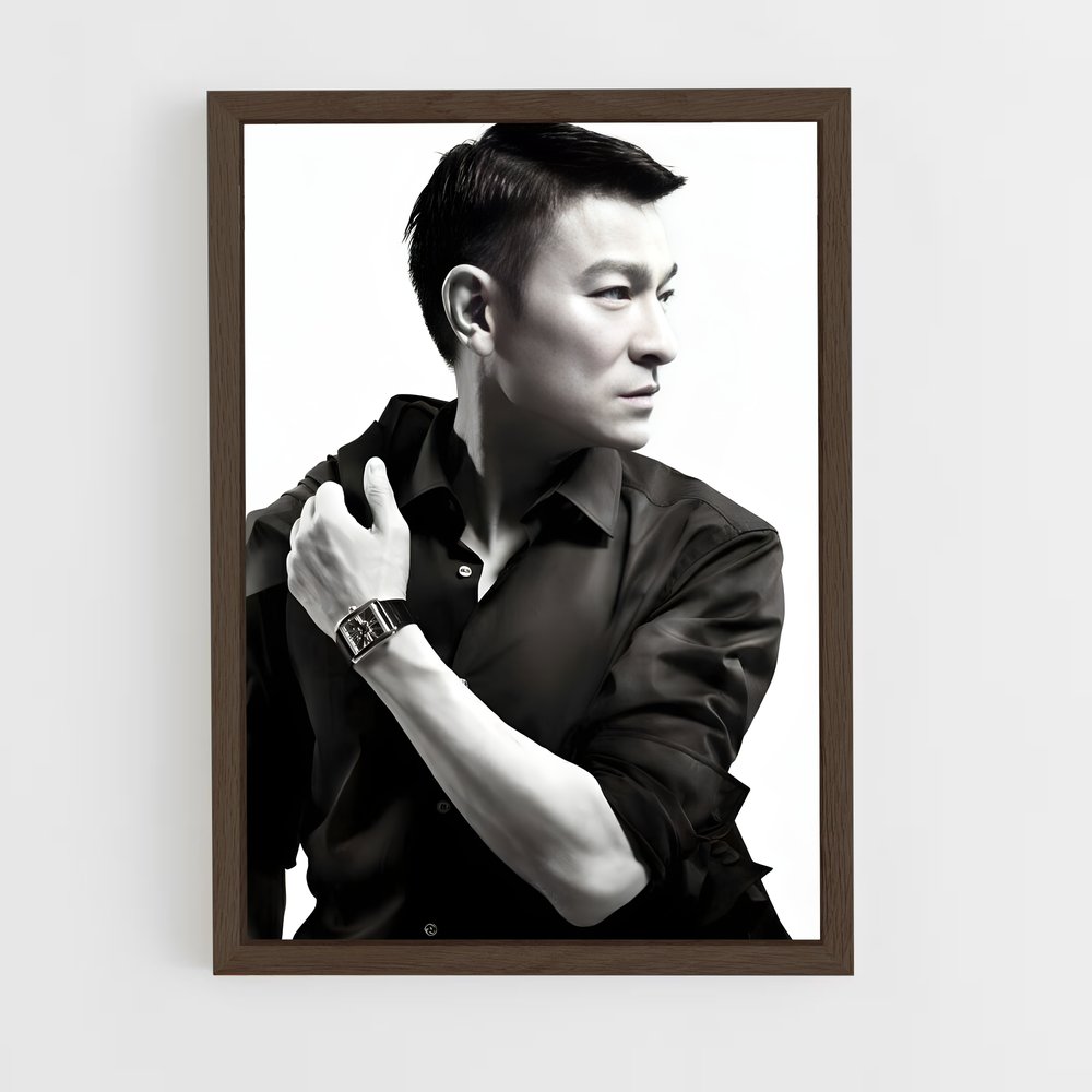 ap-andy lau-6 cadre Bois foncé