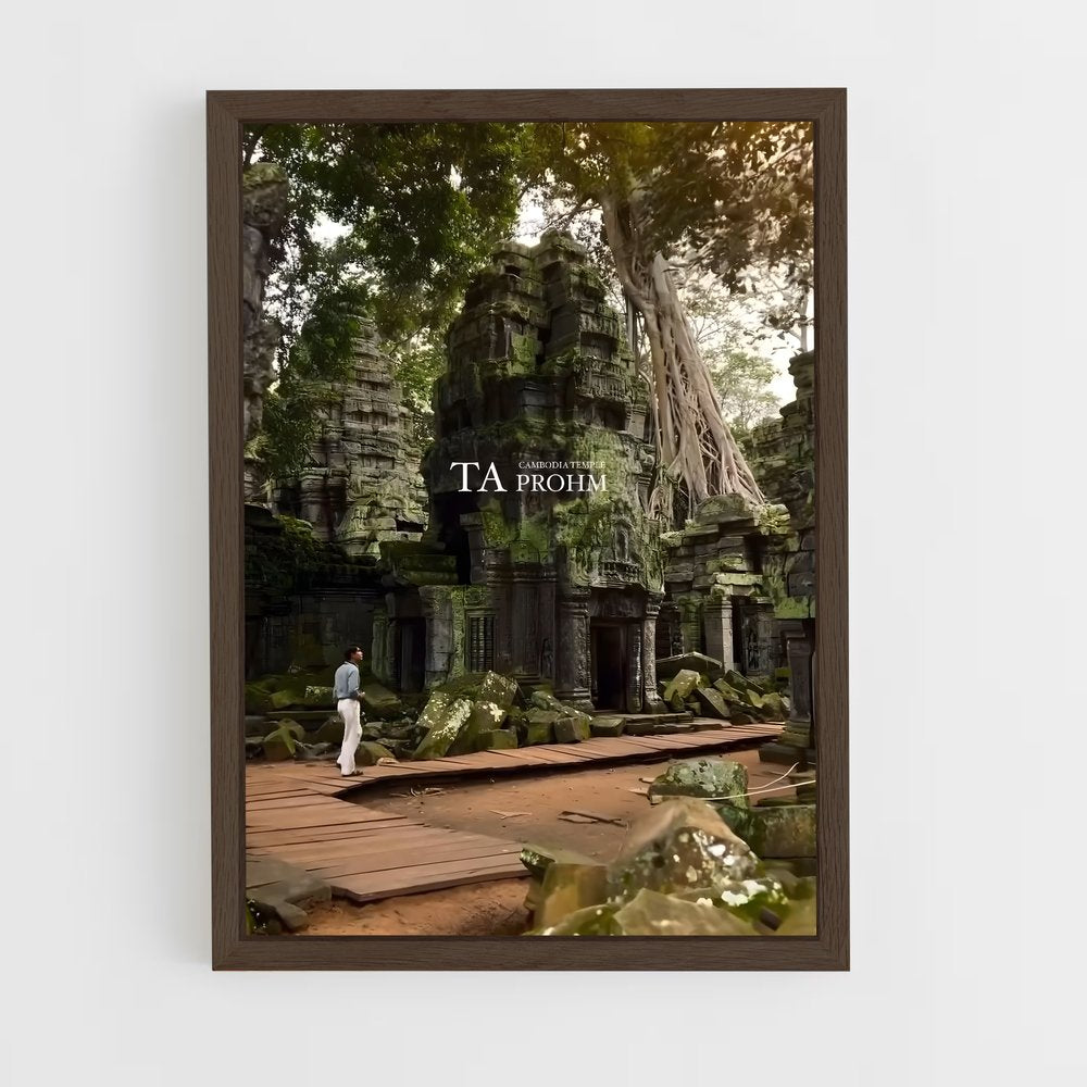 ap-angkor wat-2 cadre Bois foncé