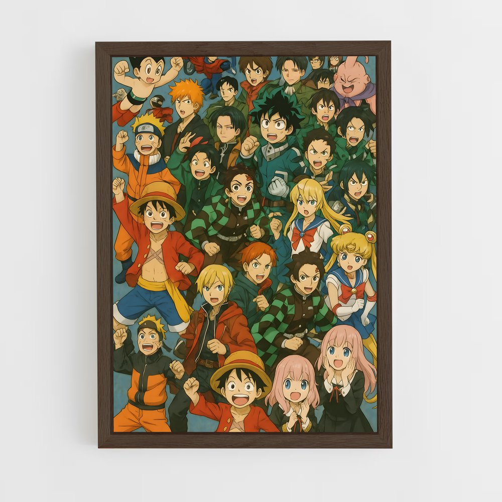 ap-anime community-7 cadre Bois foncé