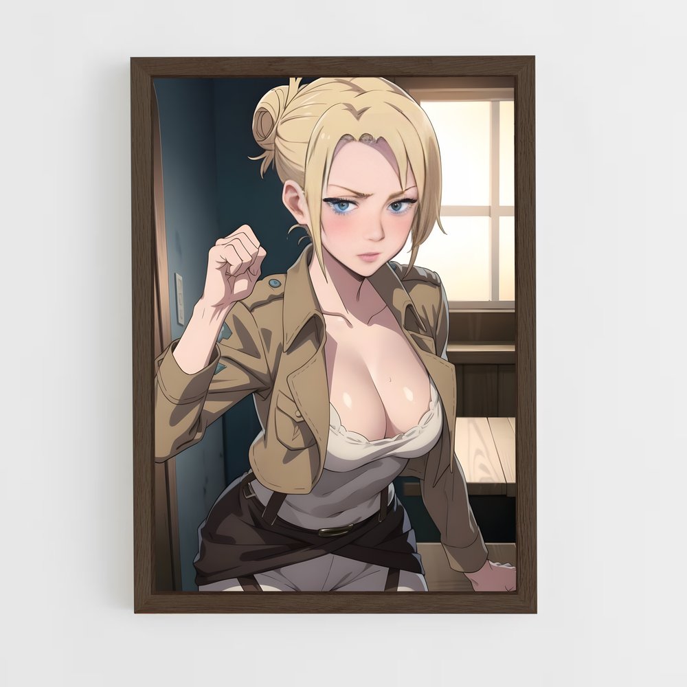 ap-annie leonhart-5 cadre Bois foncé