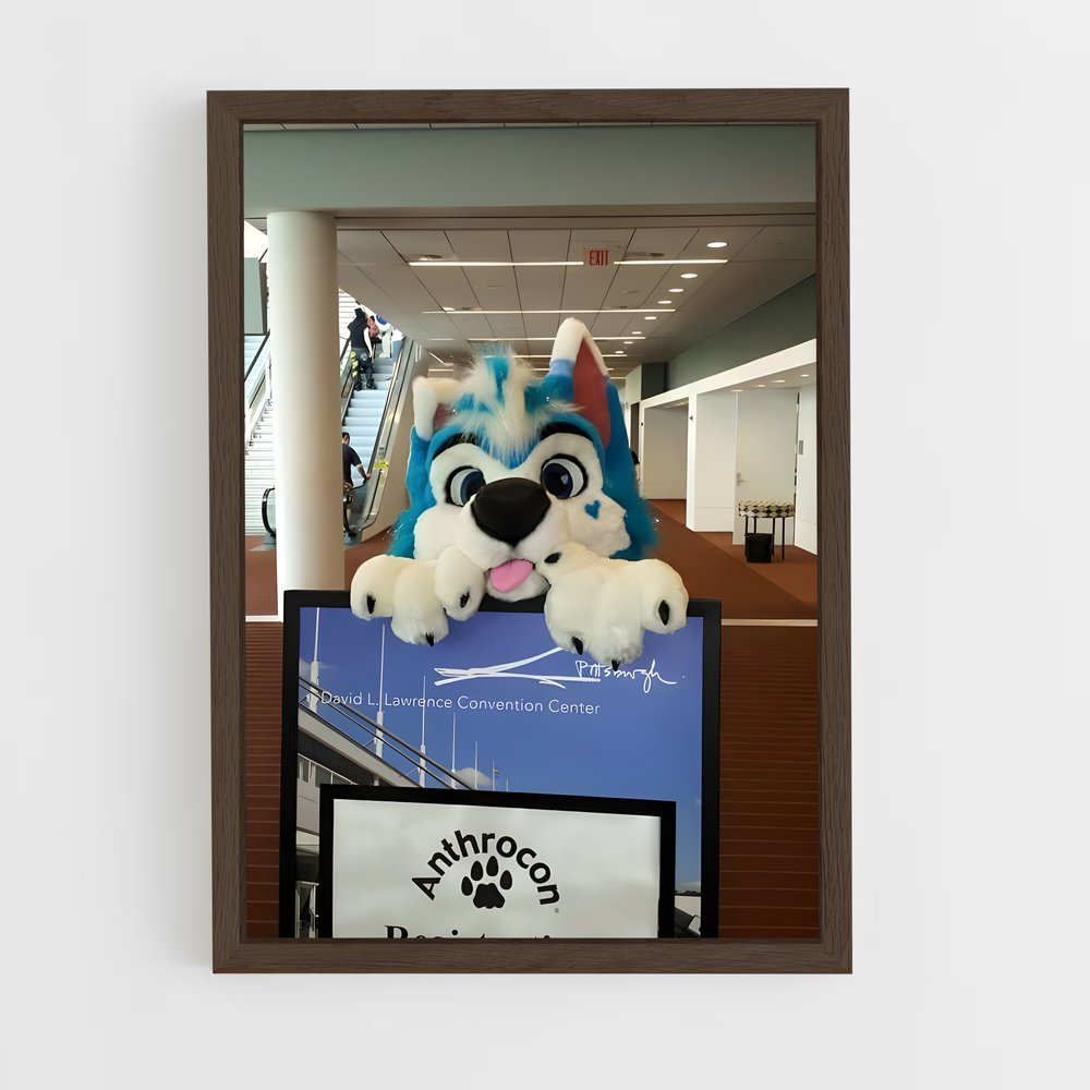 ap-anthrocon-3 cadre Bois foncé