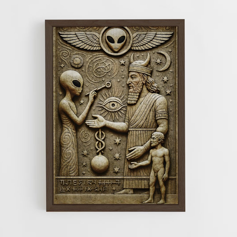 ap-anunnaki-1 cadre Bois foncé