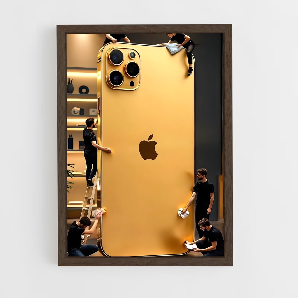 ap-apple-2 cadre Bois foncé