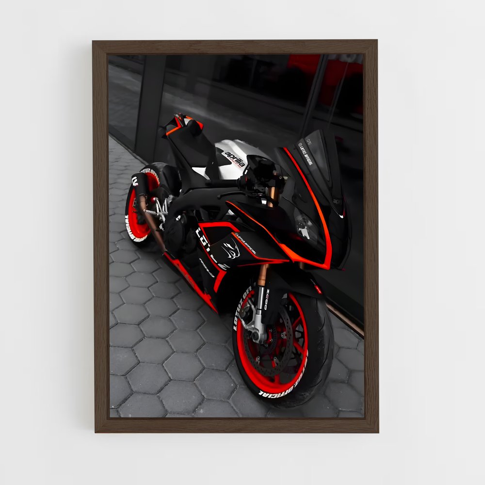 ap-aprilia-4 cadre Bois foncé