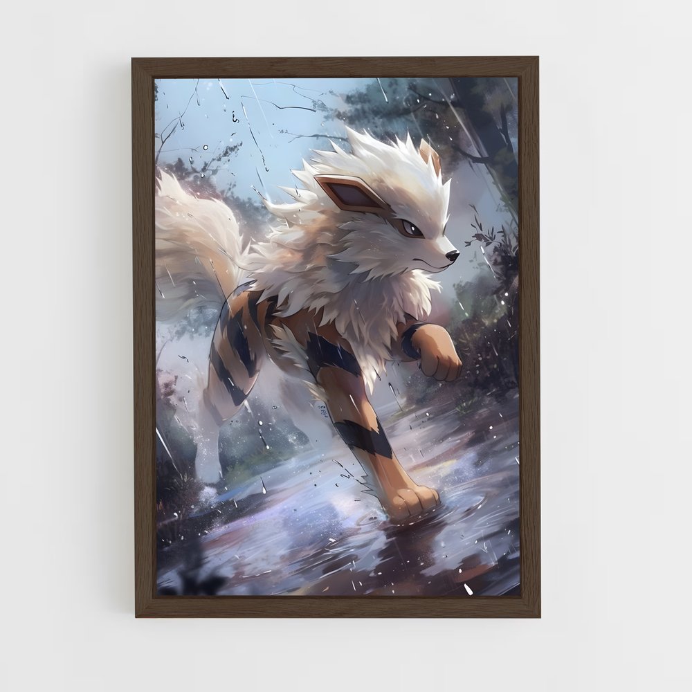 ap-arcanine-5 cadre Bois foncé