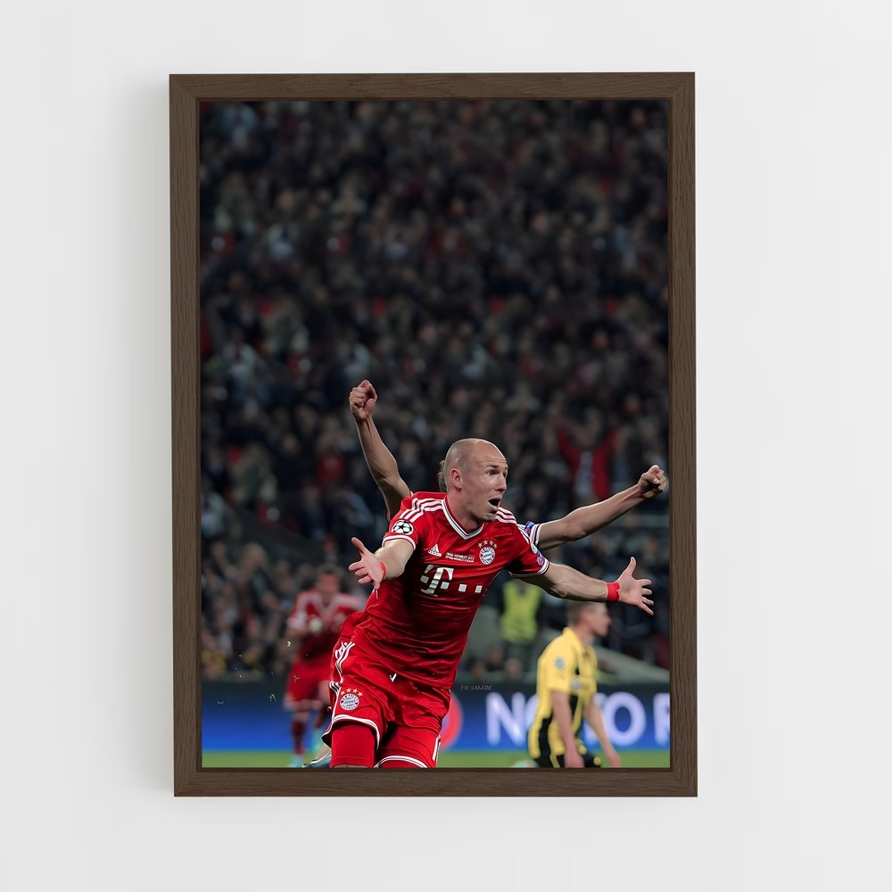 ap-arjen robben-1 cadre Bois foncé
