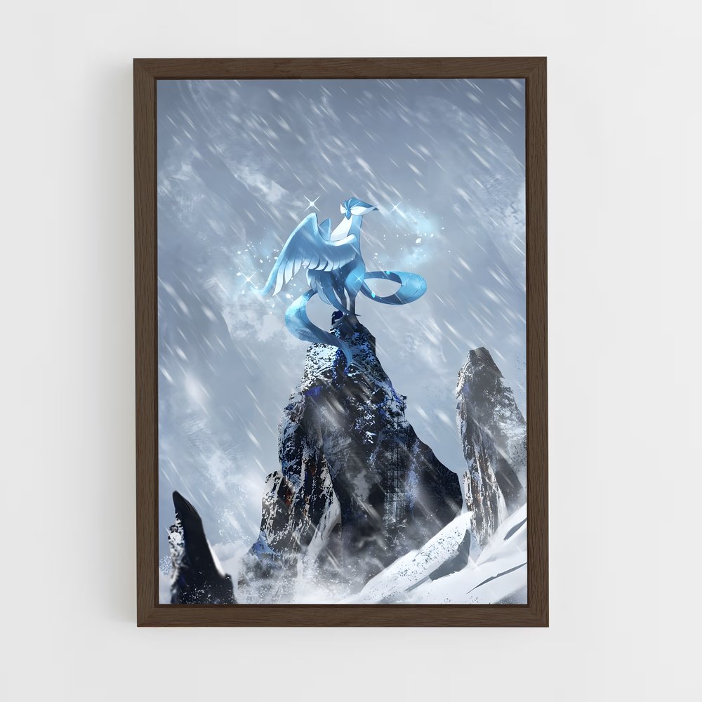 ap-articuno-6 cadre Bois foncé