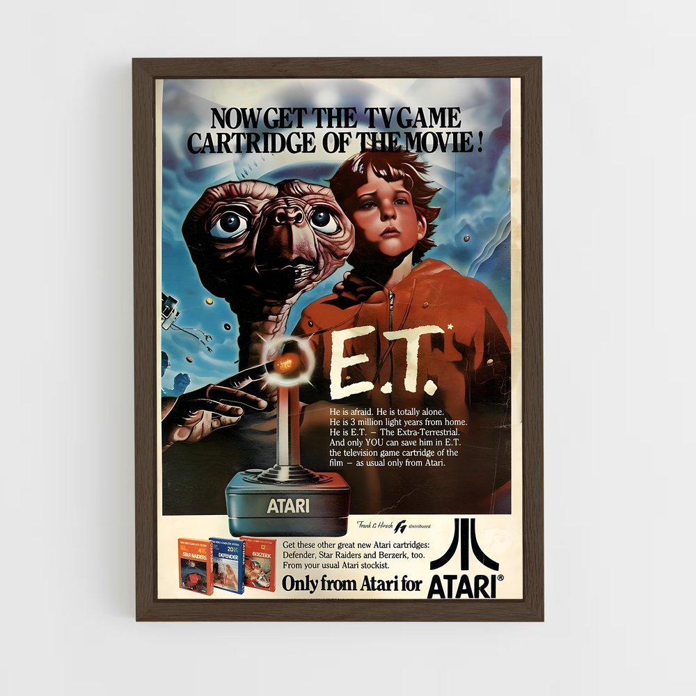 ap-atari 2600-2 cadre Bois foncé
