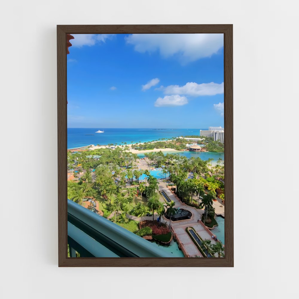 ap-atlantis paradise island-1 cadre Bois foncé