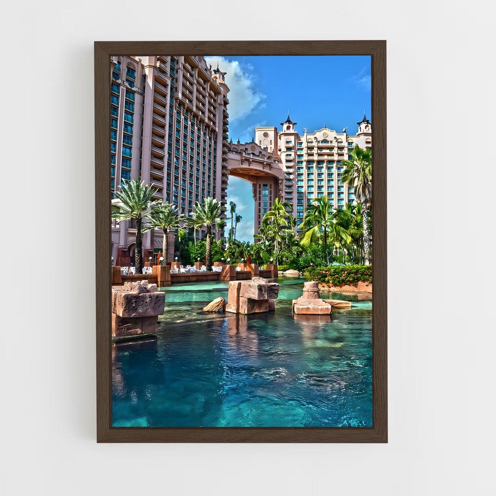 ap-atlantis paradise island-2 cadre Bois foncé
