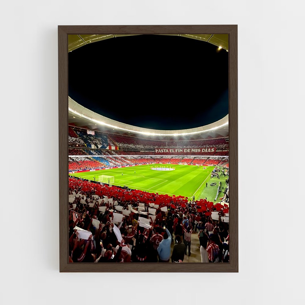 ap-atletico madrid cf-14 cadre Bois foncé