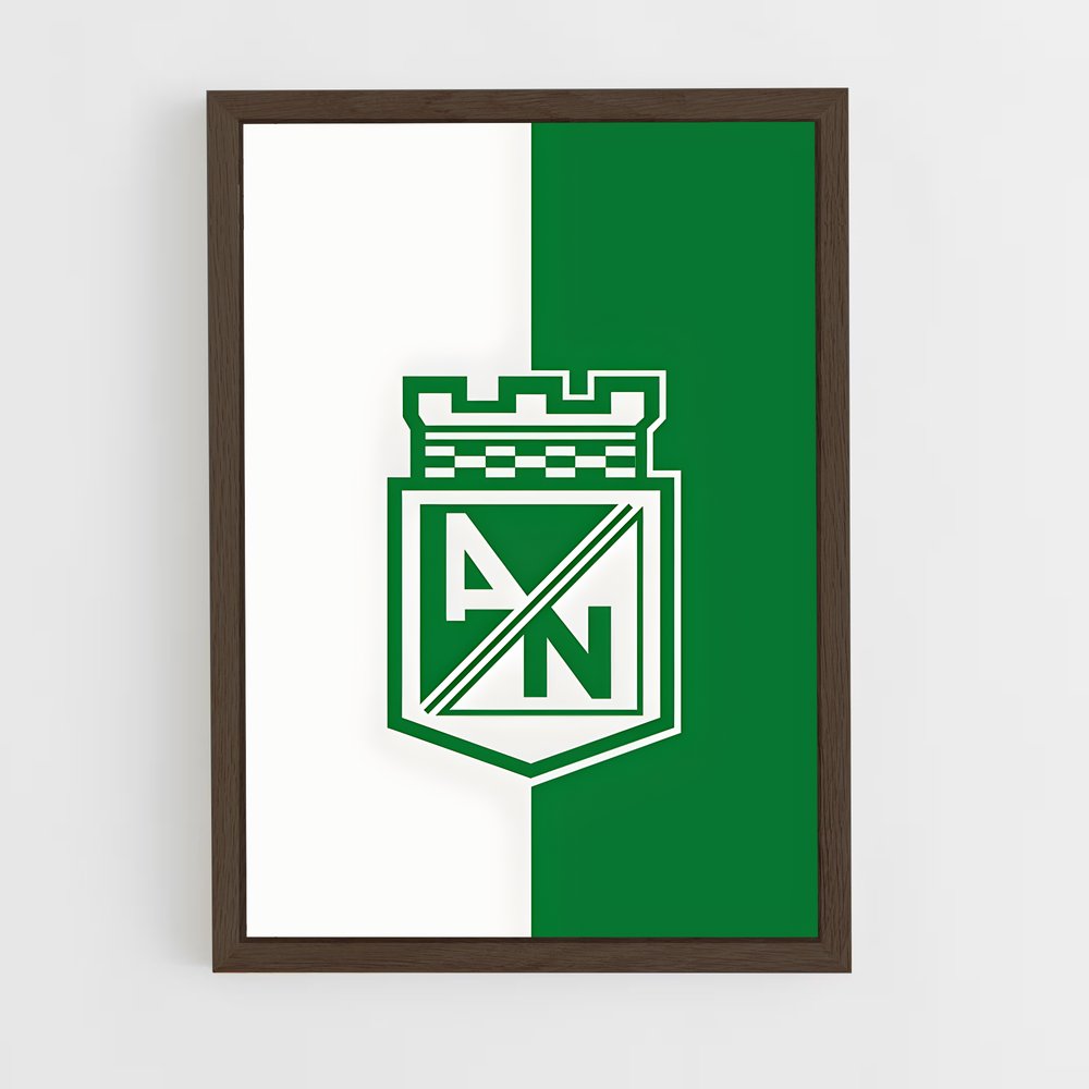 ap-atletico nacional medellin-13 cadre Bois foncé