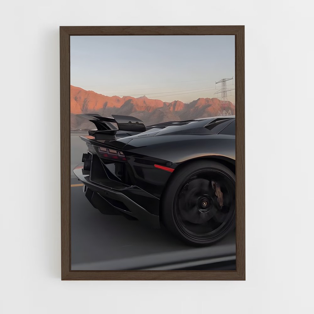 ap-aventador svj-11 cadre Bois foncé