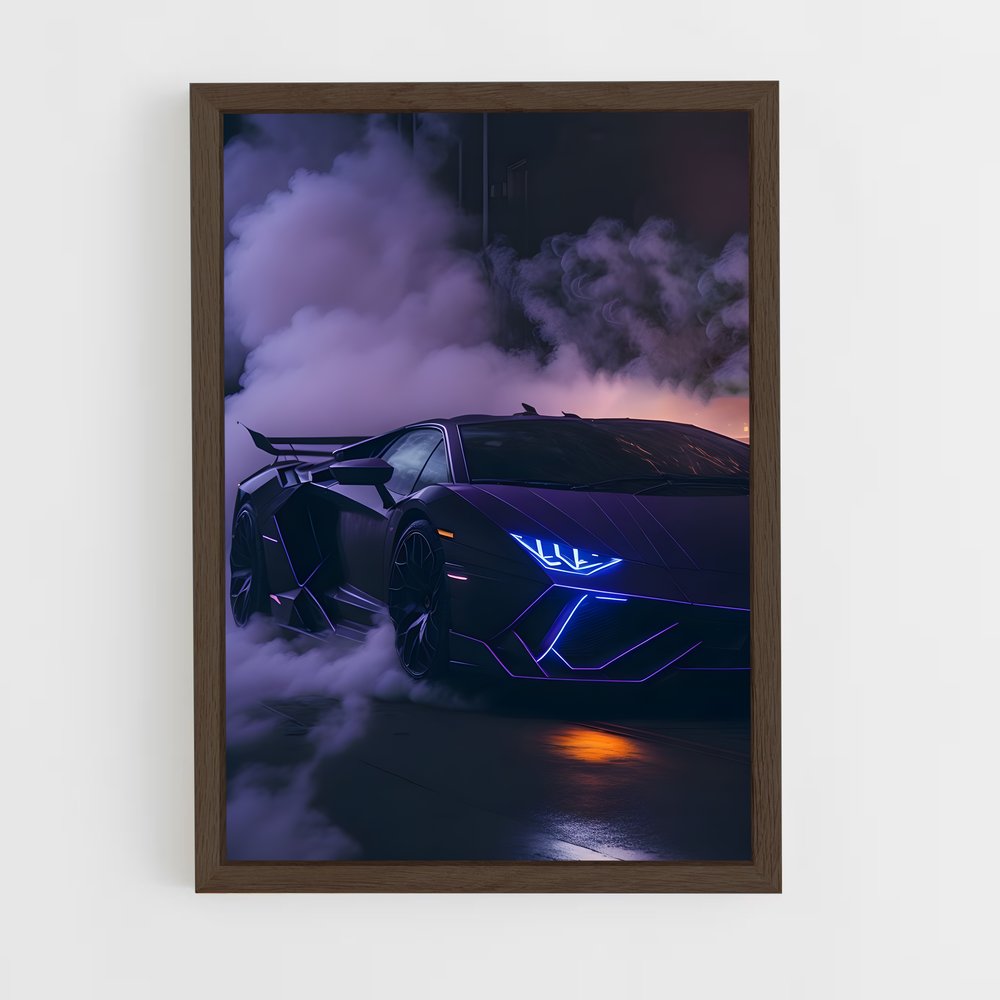 ap-aventador svj-4 cadre Bois foncé