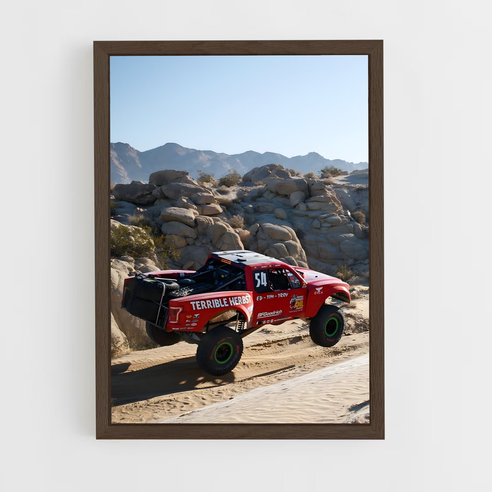 ap-baja 1000 trophy truck-2 cadre Bois foncé
