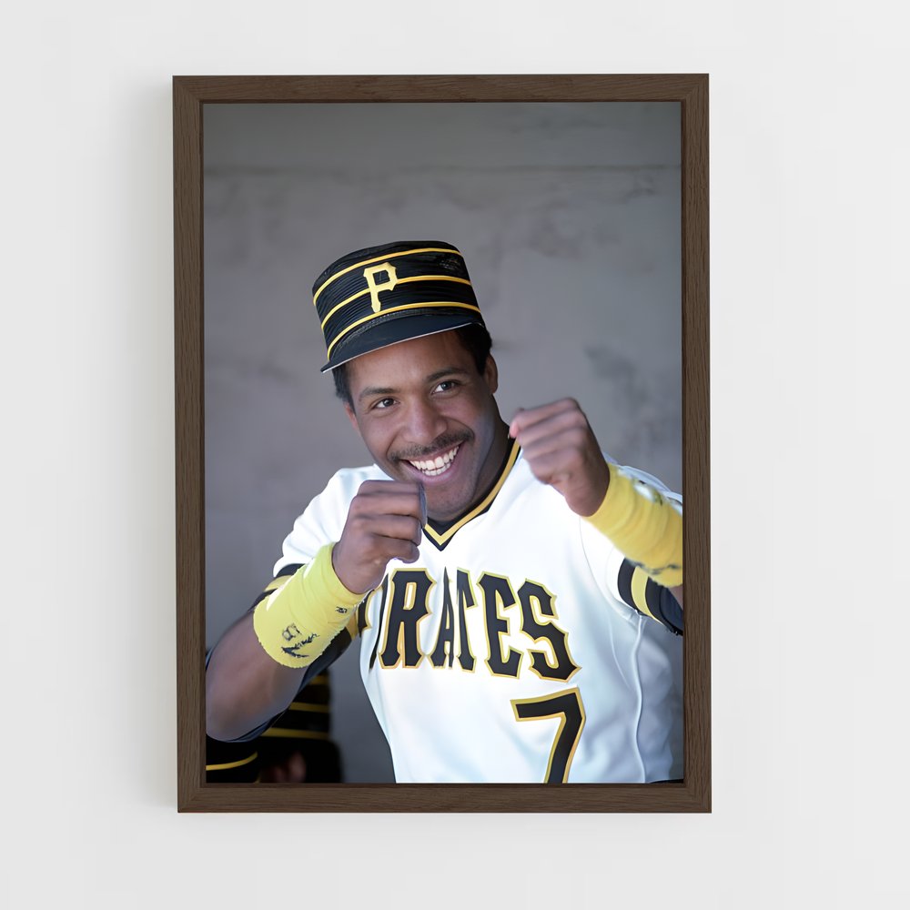 ap-barry bonds-3 cadre Bois foncé