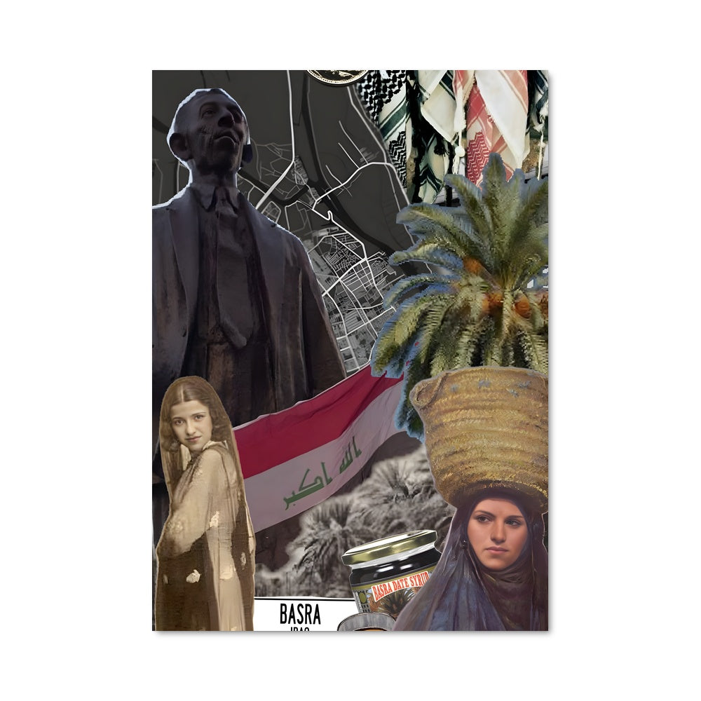 Poster Palmiers et Rassemblement