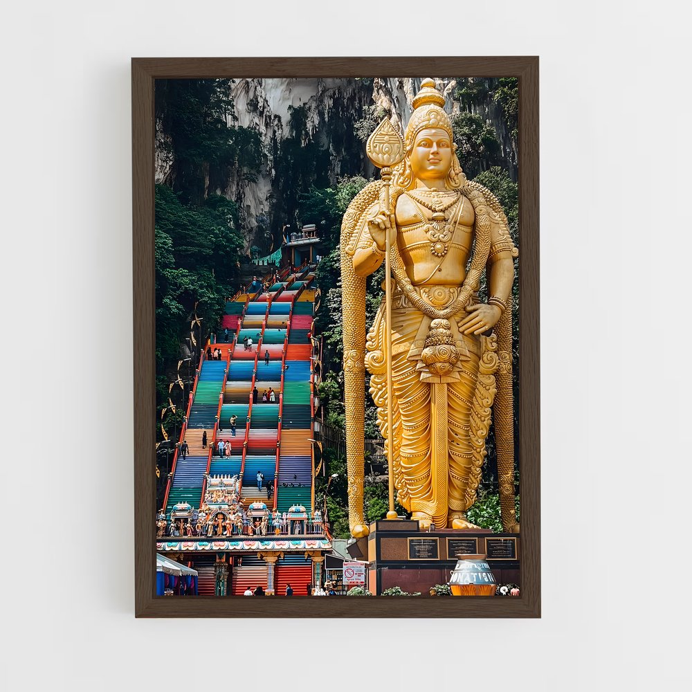 ap-batu caves-1 cadre Bois foncé