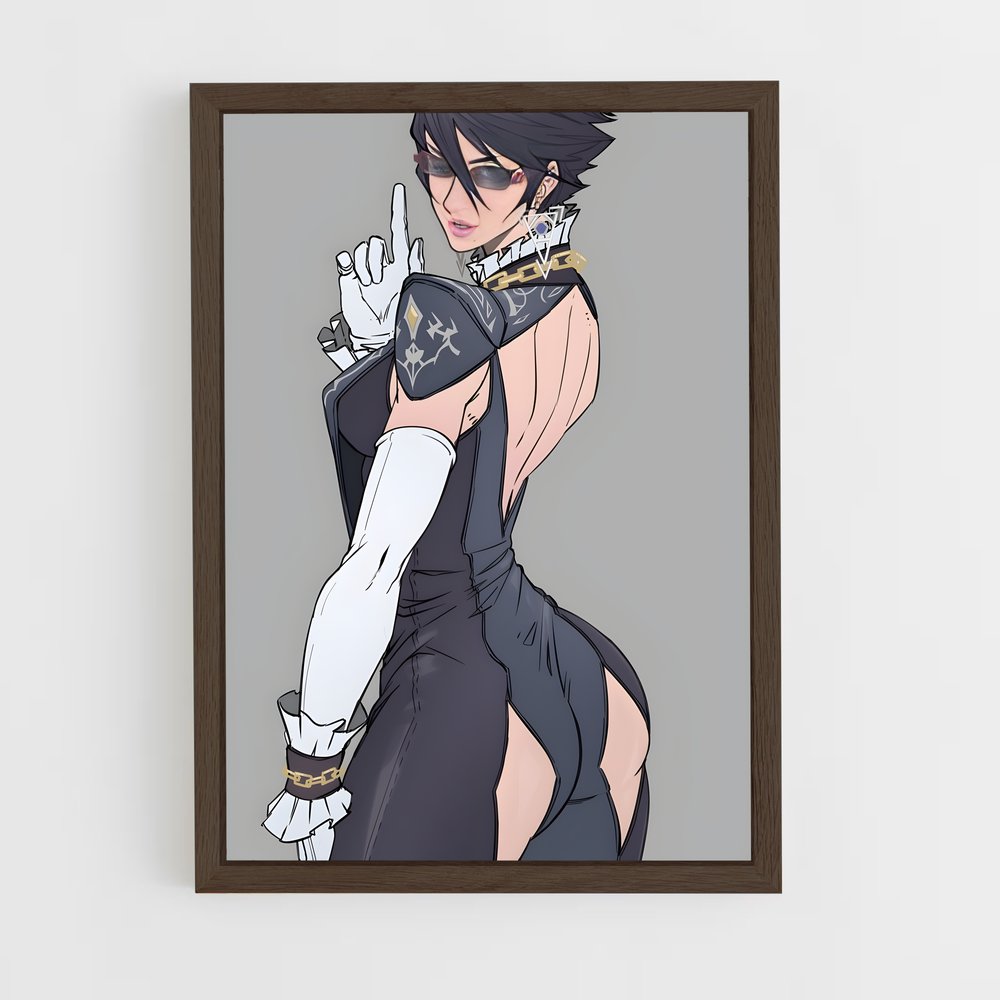 ap-bayonetta-5 cadre Bois foncé