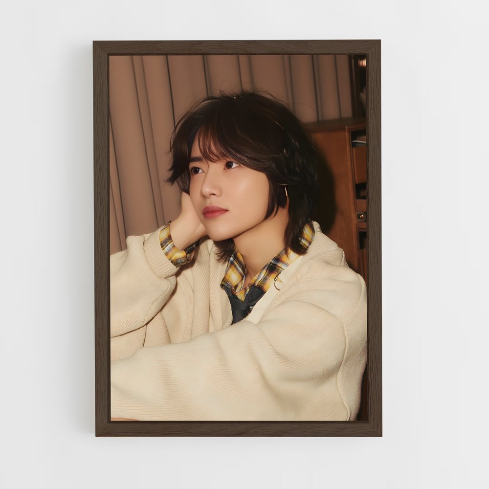 ap-beomgyu-3 cadre Bois foncé