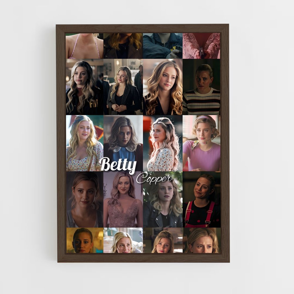 ap-betty cooper-8 cadre Bois foncé