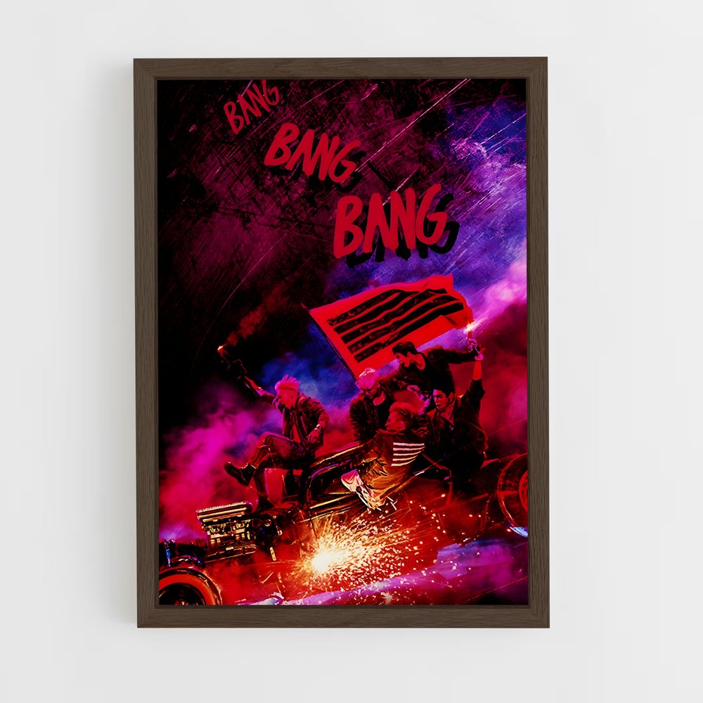 ap-big bang-4 cadre Bois foncé