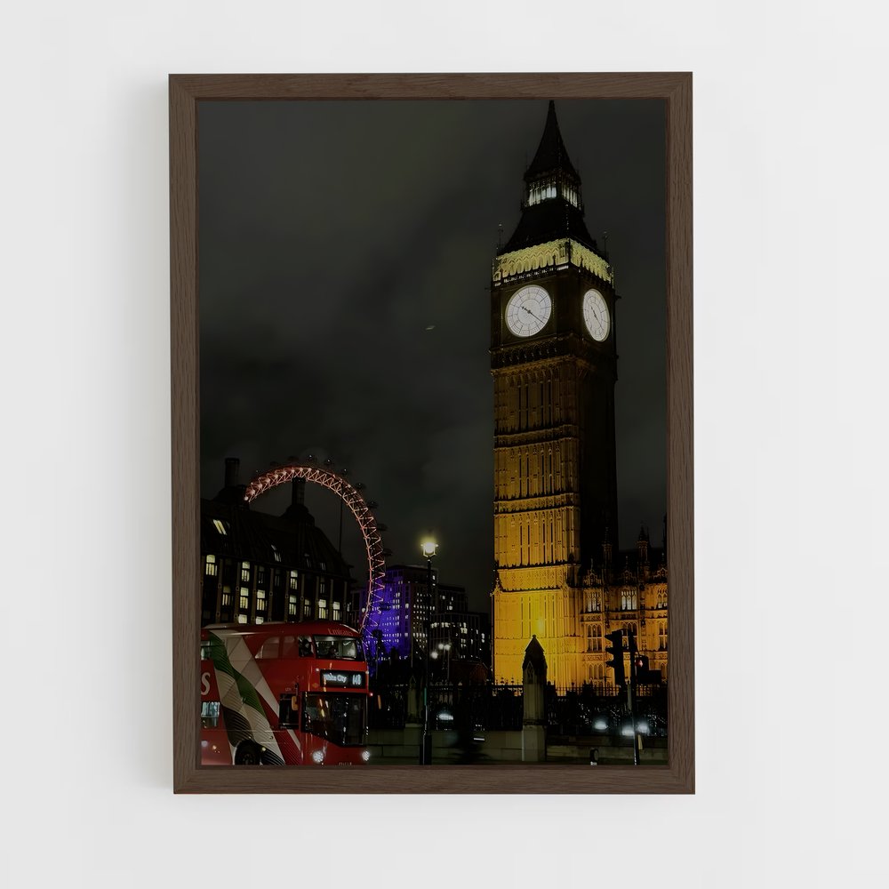 ap-big ben-10 cadre Bois foncé