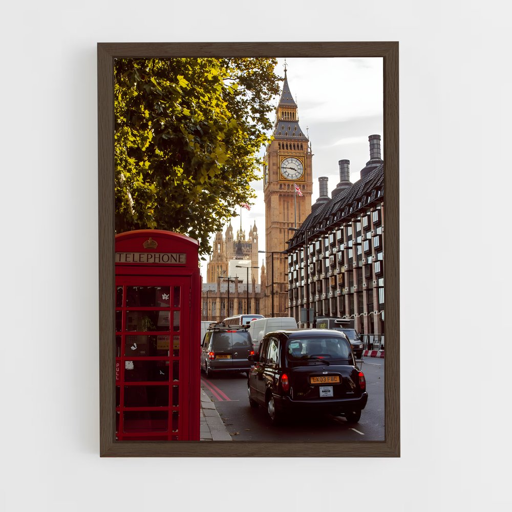 ap-big ben-13 cadre Bois foncé