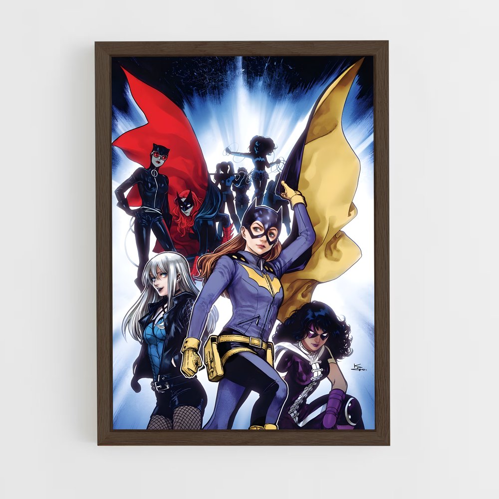ap-birds of prey-16 cadre Bois foncé