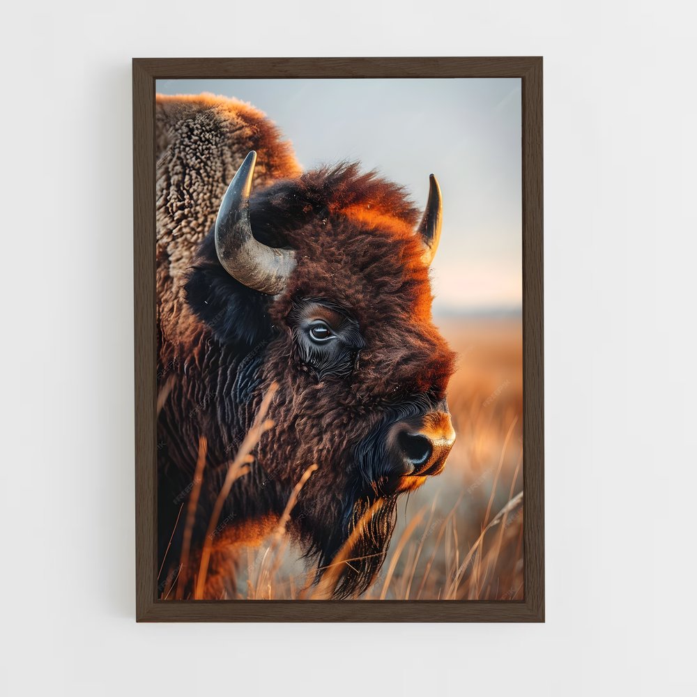 ap-bison-6 cadre Bois foncé
