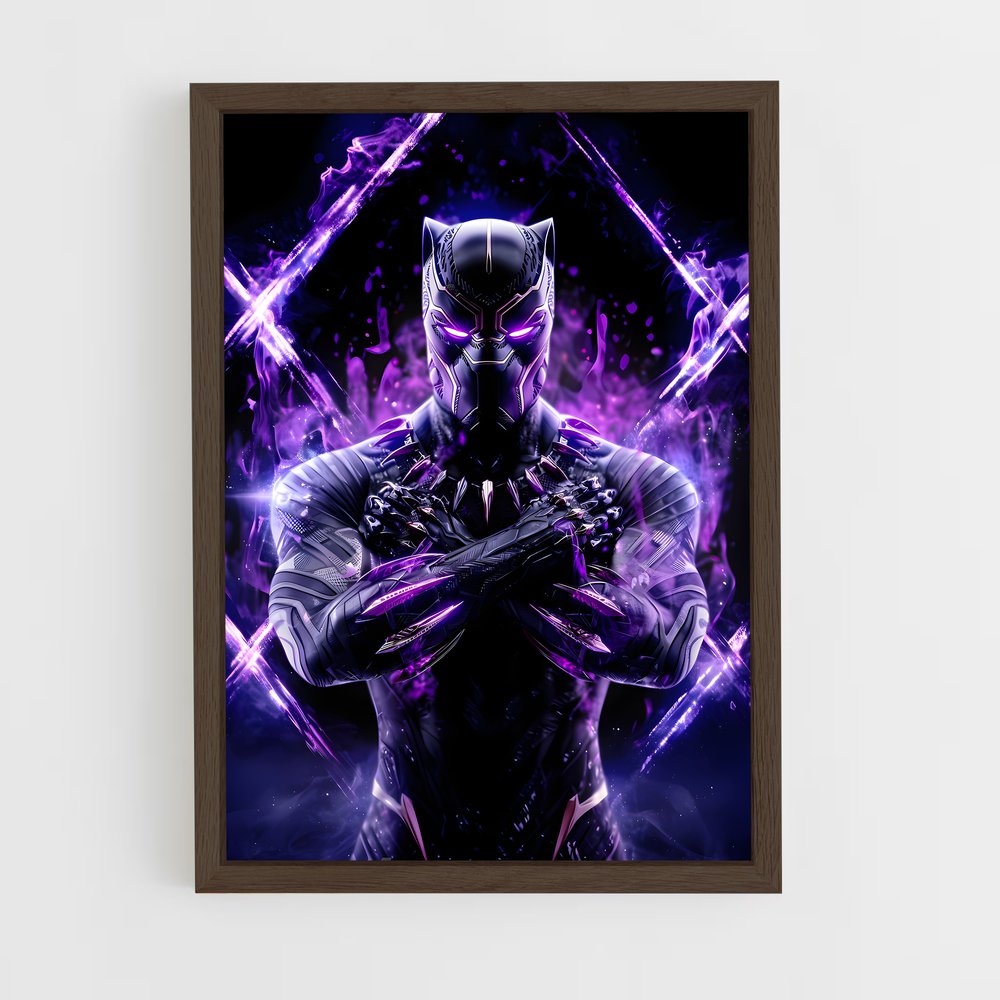 ap-black panther-2 cadre Bois foncé