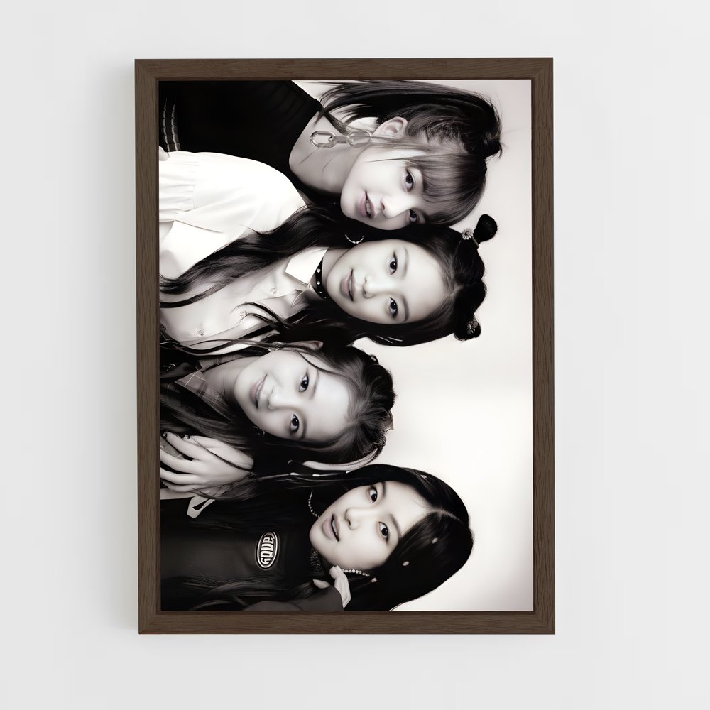 ap-blackpink-12 cadre Bois foncé
