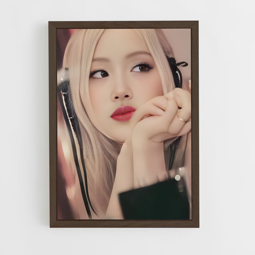ap-blackpink-13 cadre Bois foncé